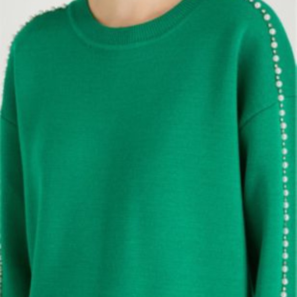 Sandro Emerald Green Sweater - Picture 4 of 6